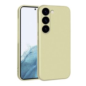 Zore Galaxy S23 Plus Krem Premier Silikon Cep Telefonu Kılıfı