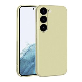 Zore Galaxy S23 Plus Krem Premier Silikon Cep Telefonu Kılıfı