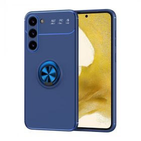 Zore Galaxy S23 Ravel Yüzüklü Silikon Siyah Cep Telefonu Kılıfı