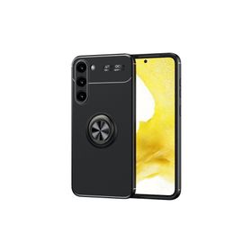 Zore Galaxy S23 Ravel Yüzüklü Silikon Siyah Cep Telefonu Kılıfı