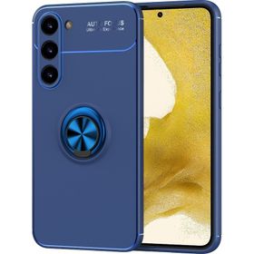 Zore Galaxy S23 Ravel Yüzüklü Silikon Siyah Cep Telefonu Kılıfı