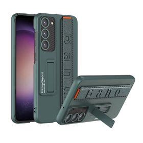Zore Galaxy S23 Standlı El Tutacaklı Band Beyaz Cep Telefonu Kılıfı