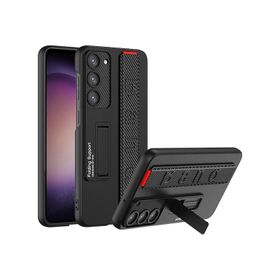 Zore Galaxy S23 Standlı El Tutacaklı Band Beyaz Cep Telefonu Kılıfı