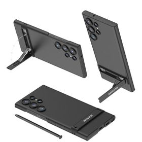 Zore Galaxy S23 Ultra Kamera Korumalı Dikey Standlı Ays Cep Telefonu Kılıfı