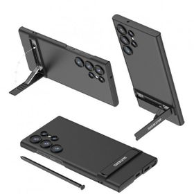 Zore Galaxy S23 Ultra Kamera Korumalı Dikey Standlı Ays Cep Telefonu Kılıfı