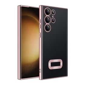 Zore Galaxy S23 Ultra Kamera Korumalı Logo Gösteren Omega Cep Telefonu Kılıfı