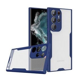 Zore Galaxy S23 Ultra Parfe Kenarları Pastel Renk Silikon Cep Telefonu Kılıfı