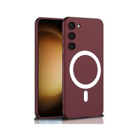 Zore Galaxy S23 Wireless Şarj Özellikli Kıpta Magsafe Silikon Cep Telefonu Kılıfı
