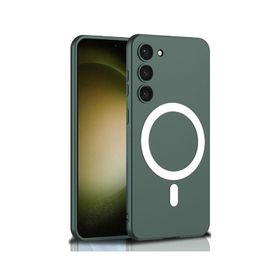 Zore Galaxy S23 Wireless Şarj Özellikli Kıpta Magsafe Silikon Cep Telefonu Kılıfı