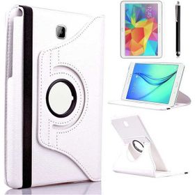 Zore Galaxy Tab A T580 10.1 Dönebilen Standlı - Beyaz Kılıf