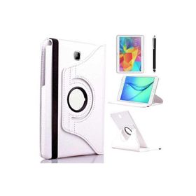 Zore Galaxy Tab A T580 10.1 Dönebilen Standlı - Beyaz Kılıf