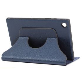 Zore Galaxy Tab A8 10.5 SM-X200 2021 Fest Dönebilen Standlı - Lacivert Kılıf