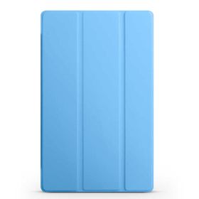 Zore Galaxy Tab A8 10.5 SM-X200 2021 Smart Cover Standlı 1-1 - Mavi Kılıf