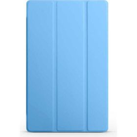 Zore Galaxy Tab A8 10.5 SM-X200 2021 Smart Cover Standlı 1-1 - Mavi Kılıf