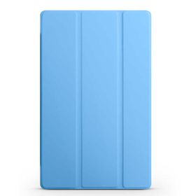 Zore Galaxy Tab A8 10.5 SM-X200 2021 Smart Cover Standlı 1-1 - Mavi Kılıf