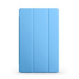 Zore Galaxy Tab A8 10.5 SM-X200 2021 Smart Cover Standlı 1-1 - Mavi Kılıf