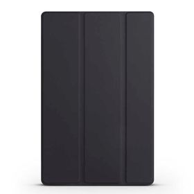 Zore Galaxy Tab A8 10.5 SM-X200 2021 Smart Cover Standlı 1-1 - Siyah Kılıf