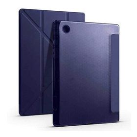 Zore Galaxy Tab A8 10.5 SM-X200 2021 Tri Folding Kalem Bölmeli Standlı Kılıf