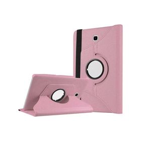 Zore Galaxy Tab S2 9.7 T815 Dönebilen Standlı - Açık Pembe Kılıf