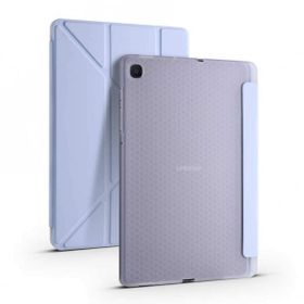 Zore Galaxy Tab S6 Lite P610 Tri Folding Kalem Bölmeli Standlı Kılıf