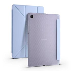 Zore Galaxy Tab S6 Lite P610 Tri Folding Kalem Bölmeli Standlı Kılıf