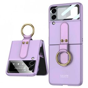 Zore Galaxy Z Flip 3 Flip Ring Kıpta Kapak Kılıf