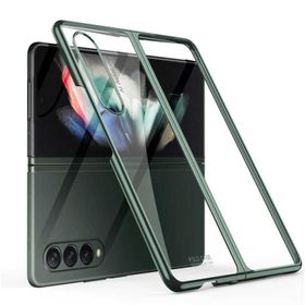 Zore Galaxy Z Fold 3 Kıpta Metal Görünümlü İnce Tablet Kılıf