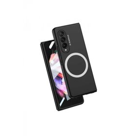 Zore Galaxy Z Fold 3 Wireless Şarj Özellikli Kıpta Magsafe Kapak Kılıf