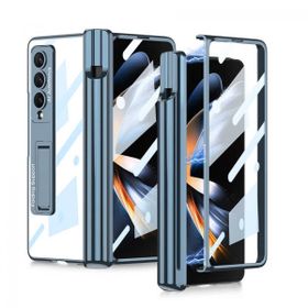 Zore Galaxy Z Fold 4 Kıpta Standlı Kalem Bölmeli Kapak Kılıf