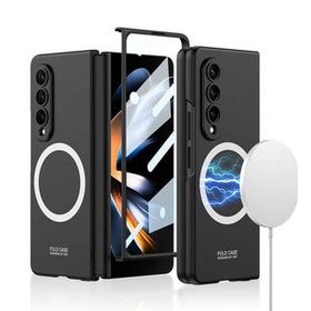 Zore Galaxy Z Fold 4 Wireless Şarj Özellikli Kıpta Magsafe Kapak Kılıf
