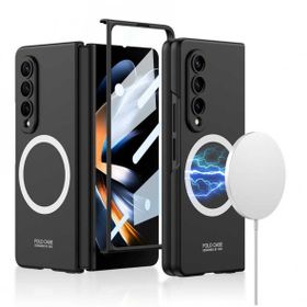 Zore Galaxy Z Fold 4 Wireless Şarj Özellikli Kıpta Magsafe Kapak Kılıf