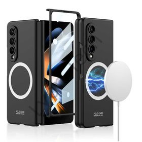 Zore Galaxy Z Fold 4 Wireless Şarj Özellikli Kıpta Magsafe Kapak Kılıf