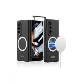 Zore Galaxy Z Fold 4 Wireless Şarj Özellikli Kıpta Magsafe Kapak Kılıf