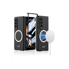 Zore Galaxy Z Fold 4 Wireless Şarj Özellikli Kıpta Magsafe Kapak Kılıf