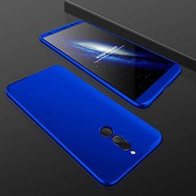 Zore Huawei Mate 10 Lite Double Dip AYS 3in1 Sert Rubber Kapak Mavi Kılıf