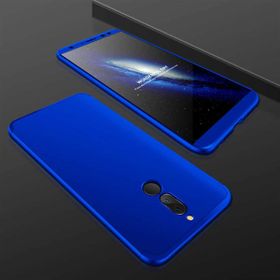 Zore Huawei Mate 10 Lite Double Dip AYS 3in1 Sert Rubber Kapak Mavi Kılıf