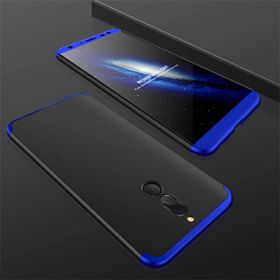 Zore Huawei Mate 10 Lite Double Dip AYS 3in1 Sert Rubber Kapak Mavi Kılıf