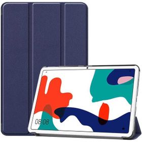 Zore Huawei Matepad 10.4 Smart Kapak Standlı 1-1 - Lacivert Kılıf