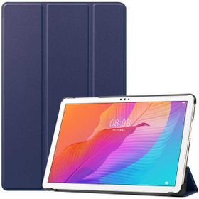 Zore Huawei Matepad T10 Smart Kapak Standlı 1-1 - Lacivert Kılıf