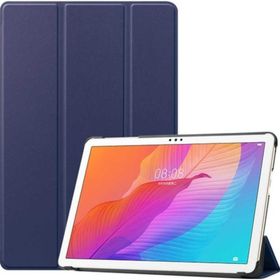 Zore Huawei Matepad T10 Smart Kapak Standlı 1-1 - Lacivert Kılıf