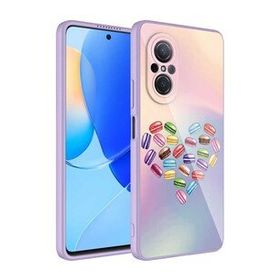 Zore Huawei Nova 9 SE Kamera Korumalı Desenli Sert Silikon Epoksi Kapak Kılıf