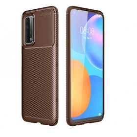 Zore Huawei P Smart 2021 Karbon Tasarım Negro Silikon Cep Telefonu Kılıfı