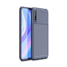 Zore Huawei P Smart S Y8P Karbon Tasarım Negro Silikon Cep Telefonu Kılıfı
