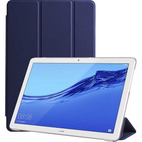 Zore Huawei T5 10 inç Smart Kapak Standlı 1-1 - Lacivert Kılıf