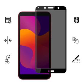 Zore Huawei Y5P New 5D Privacy Temperli Ekran Koruyucu