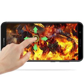 Zore Huawei Y7 2018 Zore Kenarları Kırılmaya Dayanıklı Cam Ekran Koruyucu