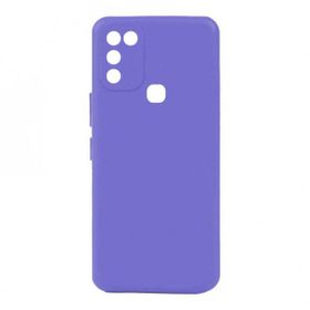 Zore Infinix Hot 11 Play Biye Silikon Lila Kılıf
