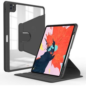 Zore iPad Pro 11 2021 3. Nesil Nayn Dönebilen Standlı - Siyah Kılıf