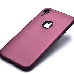 Zore iPhone XR 6.1 Thin Premium Kapak Mürdüm Silikon Kılıf