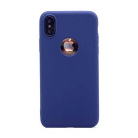 Zore iPhone XS Max 6.5 Thin Premium Kapak Mürdüm Silikon Kılıf